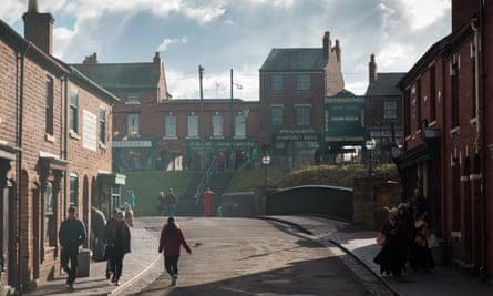 Main street in the Black Country Living Museum, Dudley