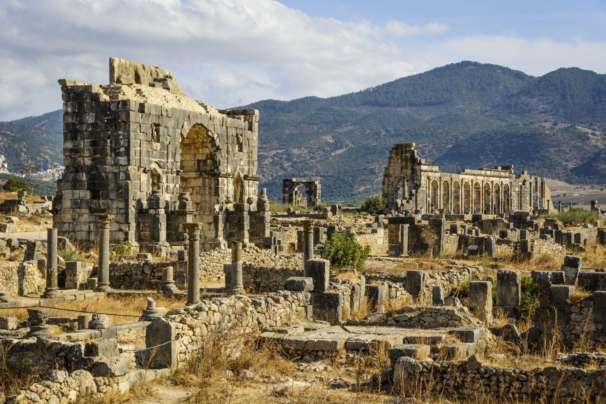 L’importanza di Volubilis crebbe nel II secolo d.C grazie agli uliveti ma svanì alle quando Fez salì alla ribalta ©Deyan Denchev/Shutterstock