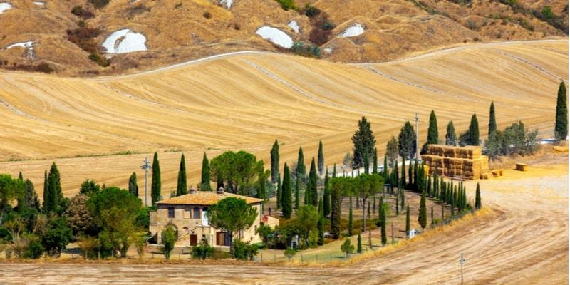 Crete Senesi, what to see? Itinerary with villages, map and map