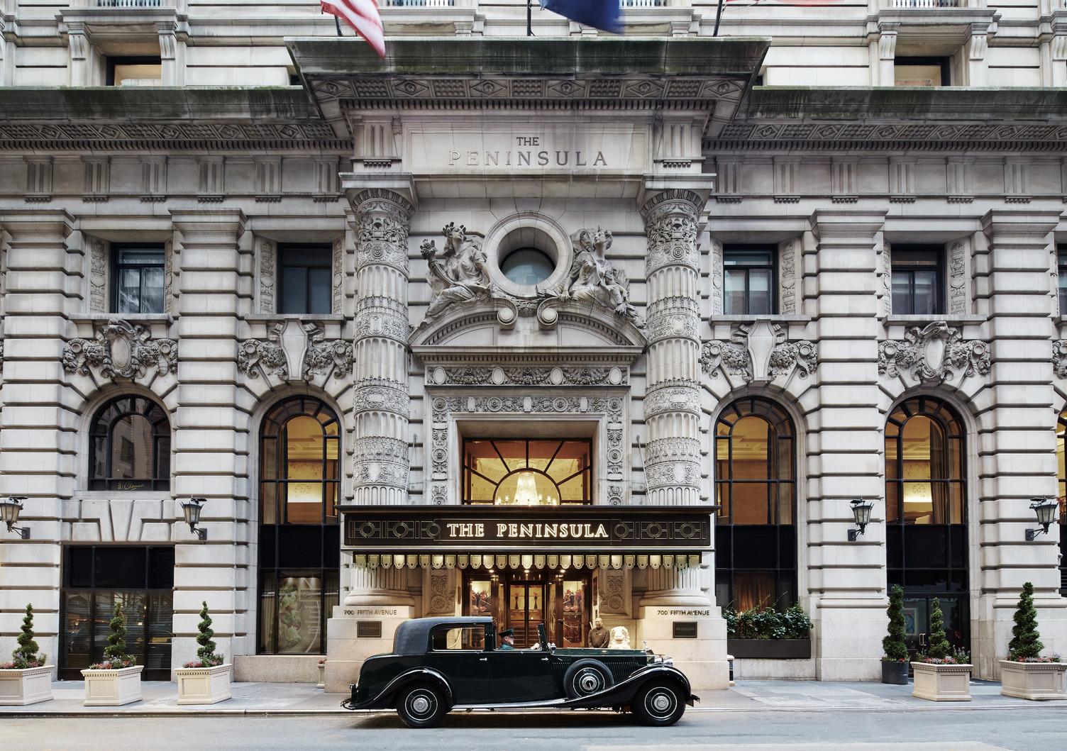 The Peninsula hotel on 5th Avenue is one of the best hotels in New York