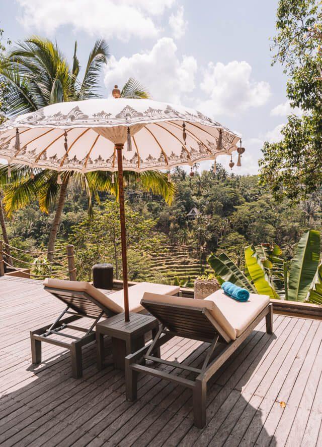 Ubud Bali Kayon Jungle Resort Liegen